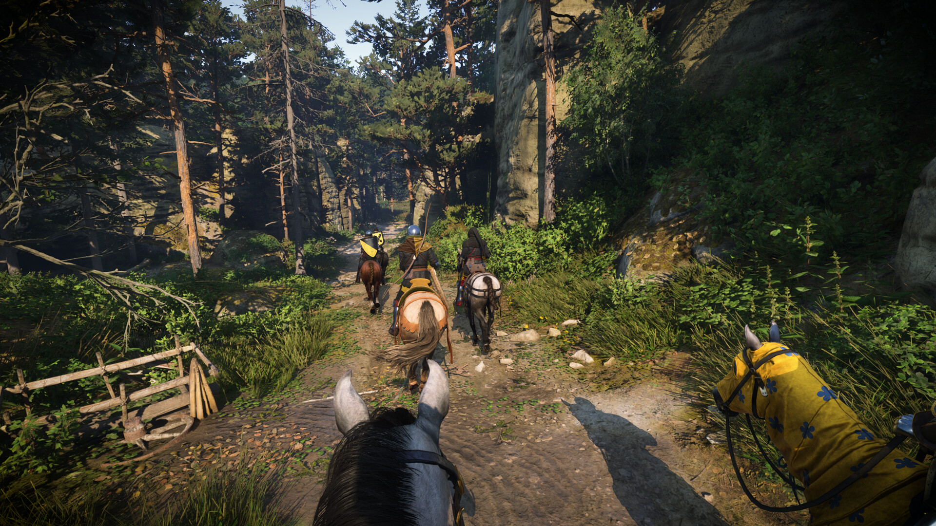 In-Game Cheats And Teleporting Menu — official KCD2 screenshot (illustrative)
